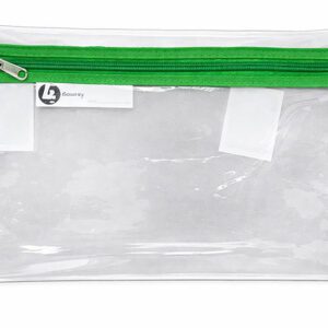PRODUCTS > BACK TO SCHOOL CLEAR PENCIL BAG A5 GREEN