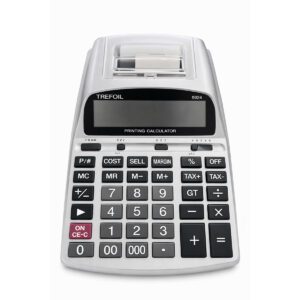 12 DIGIT PRINTING CALCULATOR LARGE 5924 NO CHARGER **