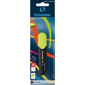 JOB 150 HIGHLIGHTER 1 + 5MM YELLOW CARDED