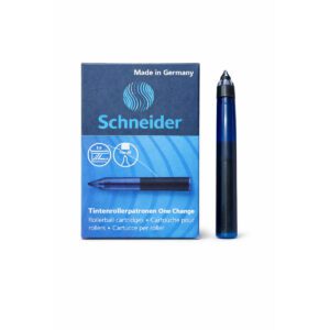 ROLLERBALL CARTRIDGES ONE CHANGE REFIL BLACK per box