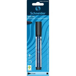 MAXX 290 BLACK WHITEBOARD MARKER CARDED